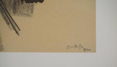 Pierre SOULAGES : Peinture II 1950, Héliogravure signée 2
