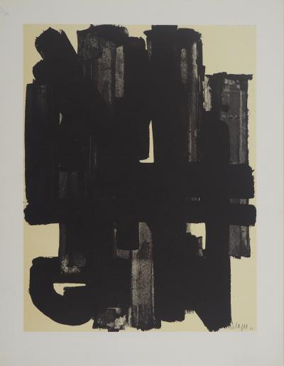 Pierre SOULAGES : Peinture 1953, Héliogravure signée 2