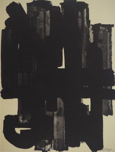 Pierre SOULAGES : Peinture 1953, Héliogravure signée 2