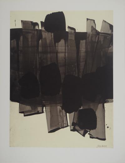 Pierre SOULAGES : Peinture 1959, Héliogravure signée 2