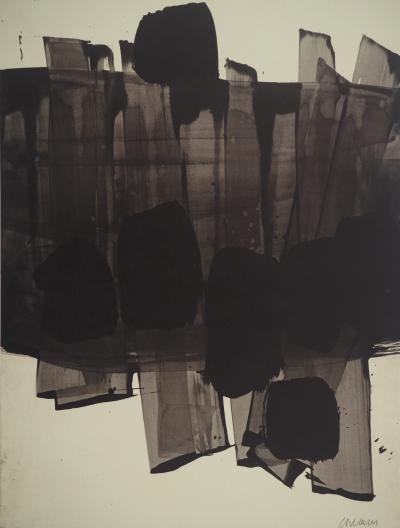 Pierre SOULAGES : Peinture 1959, Héliogravure signée 2