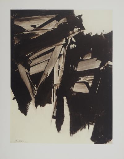 Pierre SOULAGES : Peinture 1960, Héliogravure signée 2
