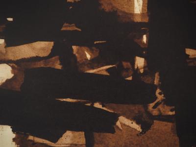 Pierre SOULAGES : Peinture II 1960, Héliogravure signée 2