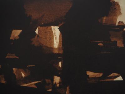 Pierre SOULAGES : Peinture II 1960, Héliogravure signée 2
