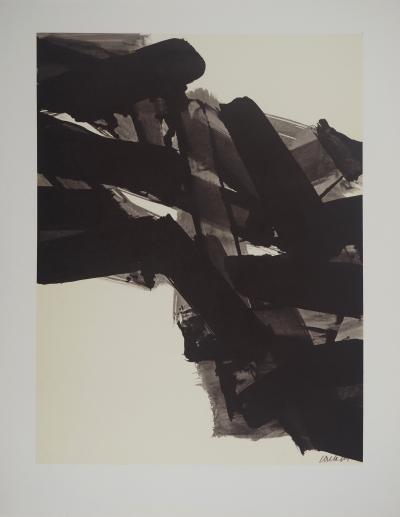 Pierre SOULAGES : Peinture 1961, Héliogravure signée 2