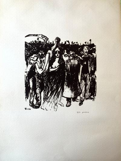 Théophile STEINLEN - La Carmagnole, lithographie 2