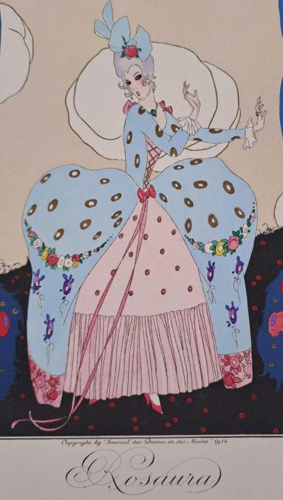 Umberto Brunelleschi - Rosaura, 1914 - Gravure originale 2