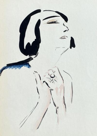 Kees Van Dongen - La Prière - Lithographie, 1925 - Juffermans JB5 2