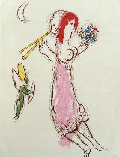 Marc Chagall - Daphnis et Chloé, 1960 - Lithographie originale 2