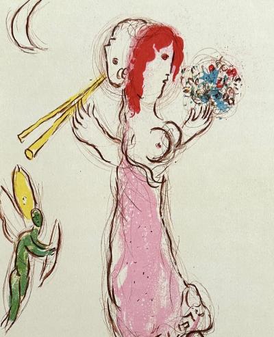 Marc Chagall - Daphnis et Chloé, 1960 - Lithographie originale 2