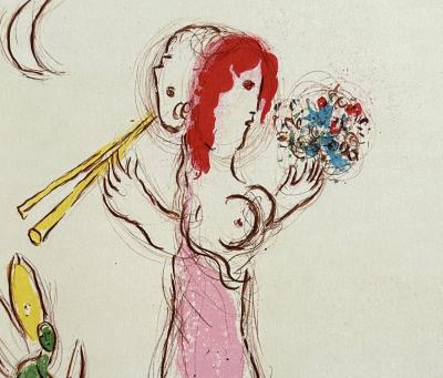 Marc Chagall - Daphnis et Chloé, 1960 - Lithographie originale 2