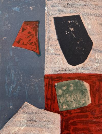 Serge Poliakoff - Composition, 1958 - Lithographie originale 2