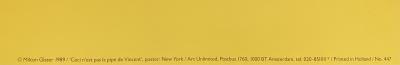 Milton Glaser, ceci n’est pas la pipe de Vincent, affiche, 1989 2