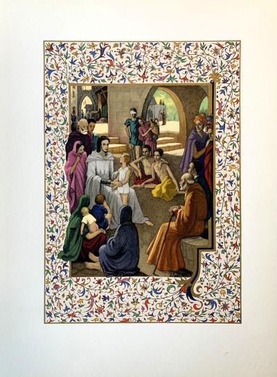 Yvonne Vaulpre-Debeauvais - La vie de Jésus, 1972 - Bois gravés 2