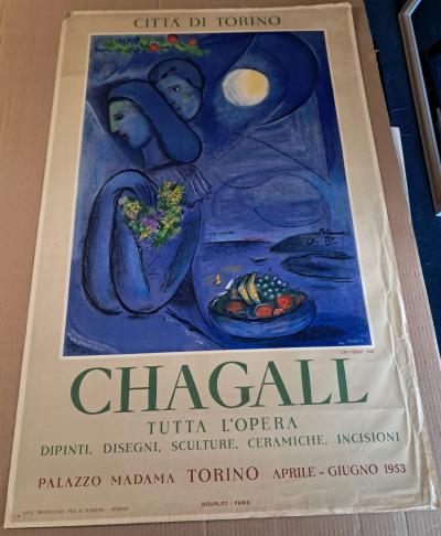 Marc CHAGALL - Cap Ferrat 1949 - Affiche Edition Originale 2