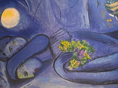 Marc CHAGALL - Cap Ferrat 1949 - Affiche Edition Originale 2