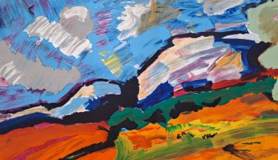 Pierre Ambrogiani - Paysage de Provence - Lithographie originale 2