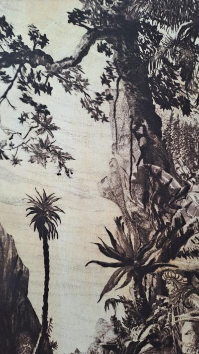 Gérard Diaz - Fuite en Egypte, 1984 - Gravure originale signée 2