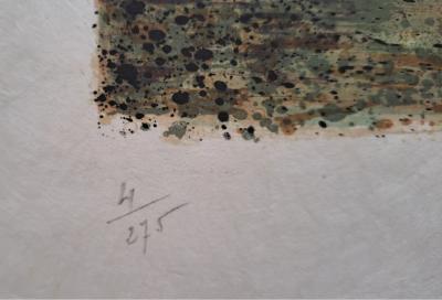 Michel de Gallard - Quai de Seine - Lithographie originale signée 2