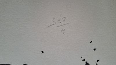 Michel de Gallard - Quai de Seine - Lithographie originale signée 2