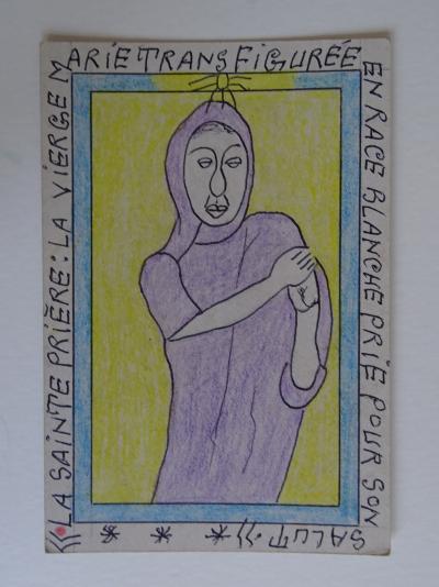 Frédéric Bruly Bouabré - Drawing, 2000 - Ink and colour pencils 2