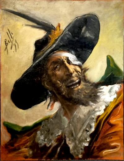 Benito Belli, Corsaire, huile sur toile, 1893 2