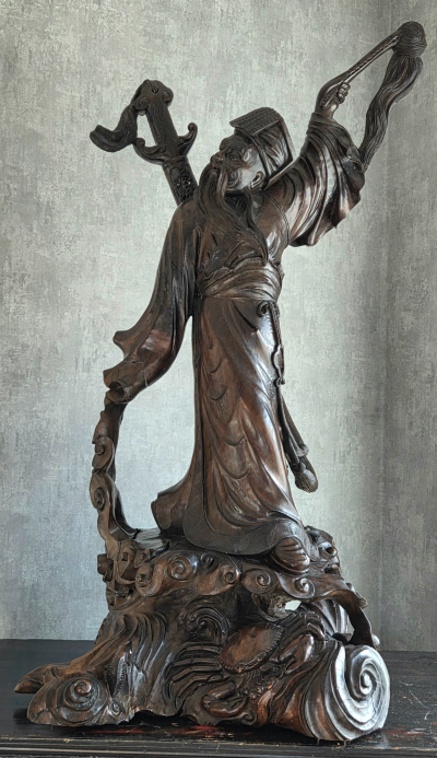 Japon - Période Meiji - Sculpture divinité asiatique XIXème 2