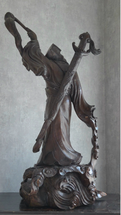 Japon - Période Meiji - Sculpture divinité asiatique XIXème 2