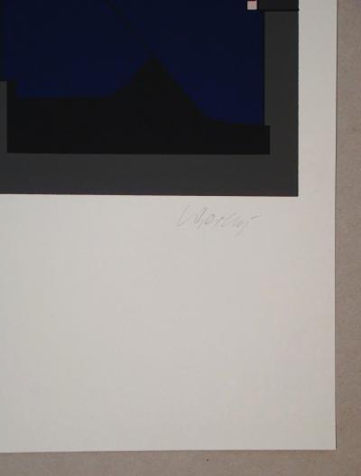 Victor VASARELY - Poprad, 1961 - Original screenprint signed 2