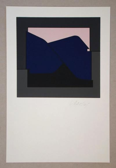 Victor VASARELY - Poprad, 1961 - Original screenprint signed 2