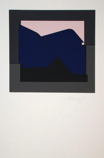 Victor VASARELY - Poprad, 1961 - Original screenprint signed 2