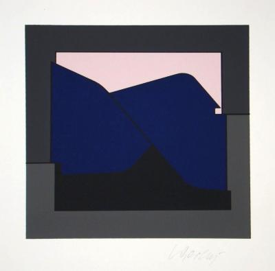 Victor VASARELY - Poprad, 1961 - Original screenprint signed 2