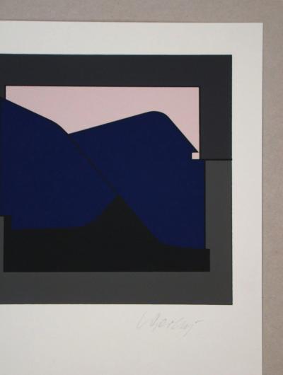 Victor VASARELY - Poprad, 1961 - Original screenprint signed 2