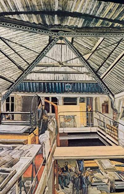 Sam Szafran, affiche Galerie Claude Bernard, 1972 2