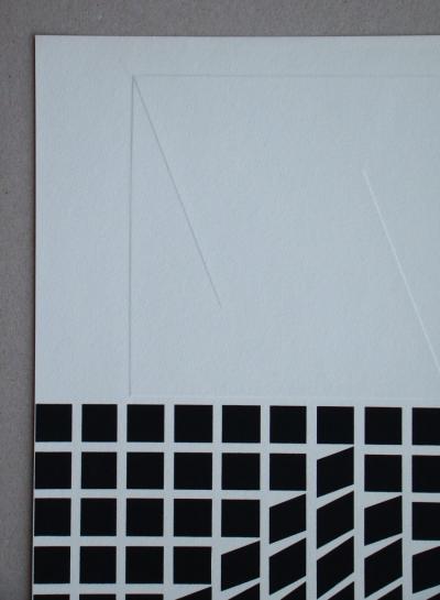 Victor VASARELY - Likka - 2 relief, 1961 - Original screenprint signed 2