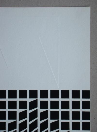 Victor VASARELY - Likka - 2 relief, 1961 - Original screenprint signed 2