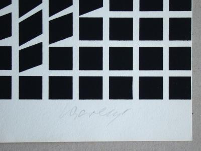 Victor VASARELY - Likka - 2 relief, 1961 - Original screenprint signed 2