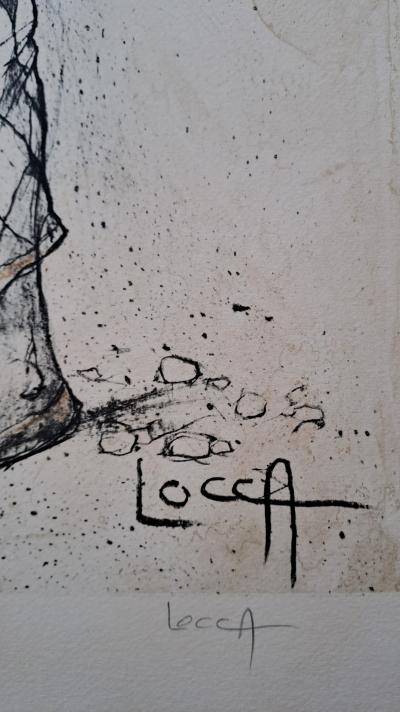 Bernard Locca - Arlequin, 1980 - Lithographie originale signée et numérotée 2