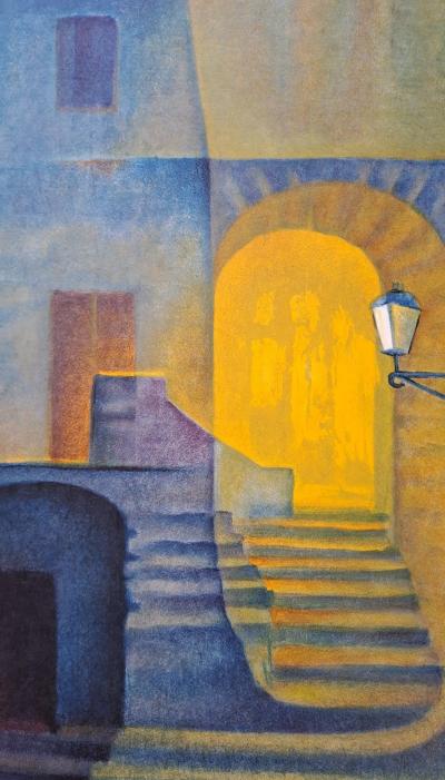 Louis Toffoli - Nuit à Venise - Lithographie originale signée et numérotée 2