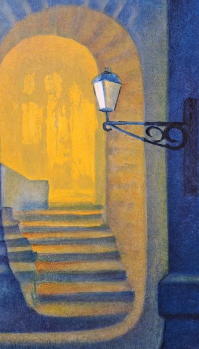 Louis Toffoli - Nuit à Venise - Lithographie originale signée et numérotée 2