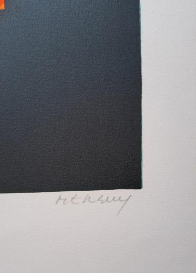 Frédéric Menguy - Un bouquet d’anémones - Lithographies originales signée et numérotée 2