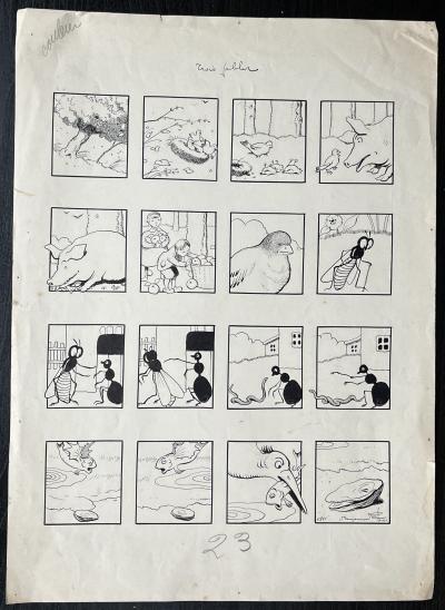 Benjamin RABIER – Dessin original 2