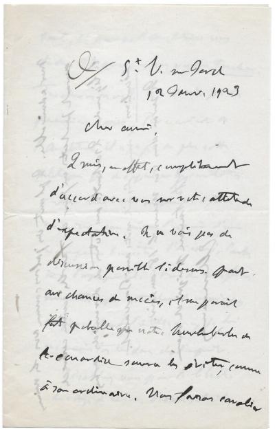 Georges CLEMENCEAU – Lettre autographe signée 2