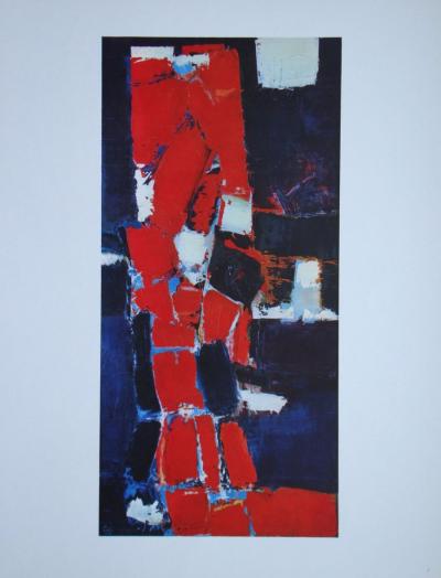 Nicolas DE STAËL (d'après) - Parc des Princes, 1960 - Lithographie offset signée 2