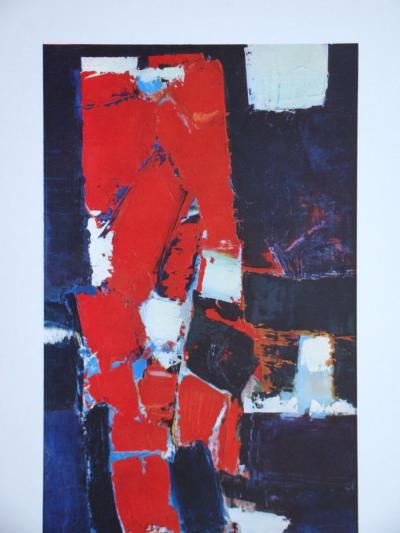 Nicolas DE STAËL (d'après) - Parc des Princes, 1960 - Lithographie offset signée 2