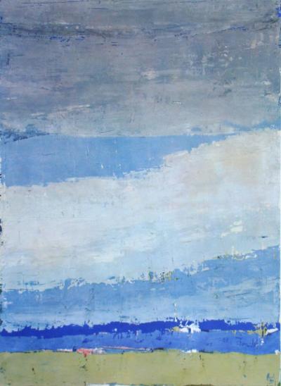 Nicolas DE STAËL (d’après) - Ciel à Honfleur, 1960 - Lithographie offset signée 2
