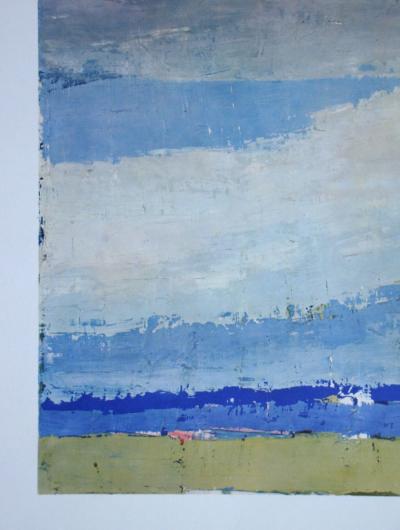 Nicolas DE STAËL (d’après) - Ciel à Honfleur, 1960 - Lithographie offset signée 2