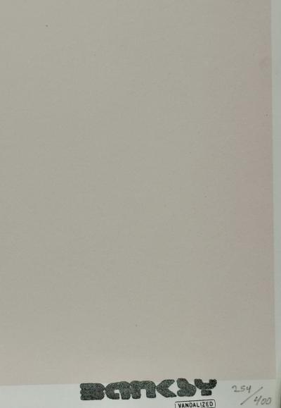 Banksy x Post Modern Vandal - 2020 - Sérigraphie Numérotée -Certificat d’authenticité 2