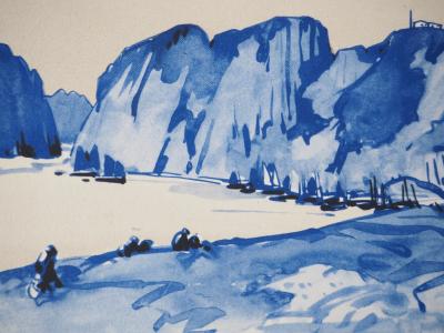 Mathurin MEHEUT : Bretagne, Le Rivage, Héliogravure Signée 2