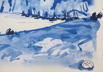 Mathurin MEHEUT : Bretagne, Le Rivage, Héliogravure Signée 2